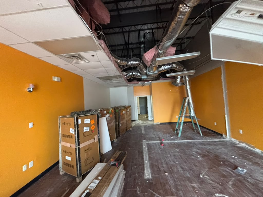 Electrician completing panel work