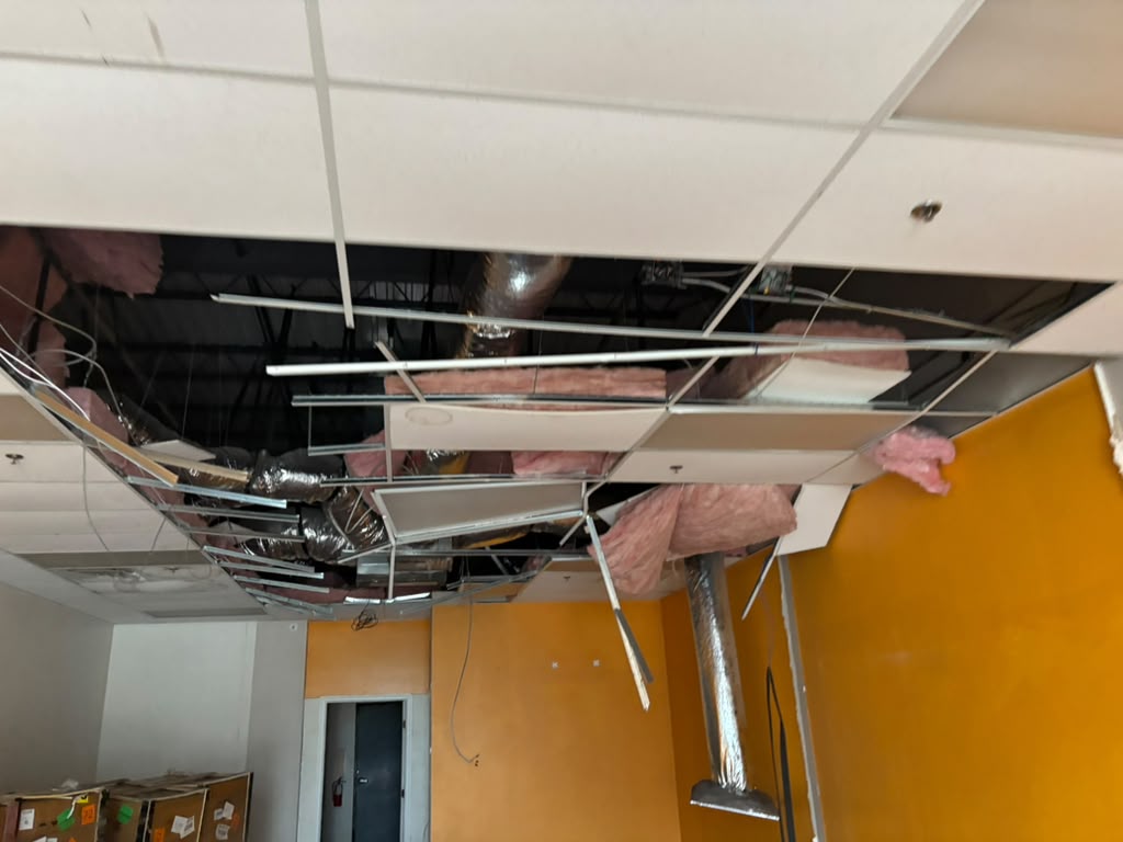 Technician on a service call